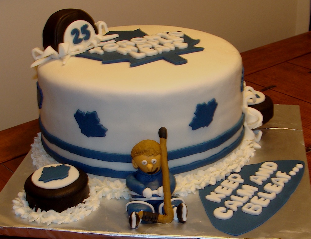 Toronto Maple Leaf's…Keep Calm & BeLeaf Cake…